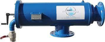 Сітчастий напівавтоматичний фільтр із щітковим типом промивання