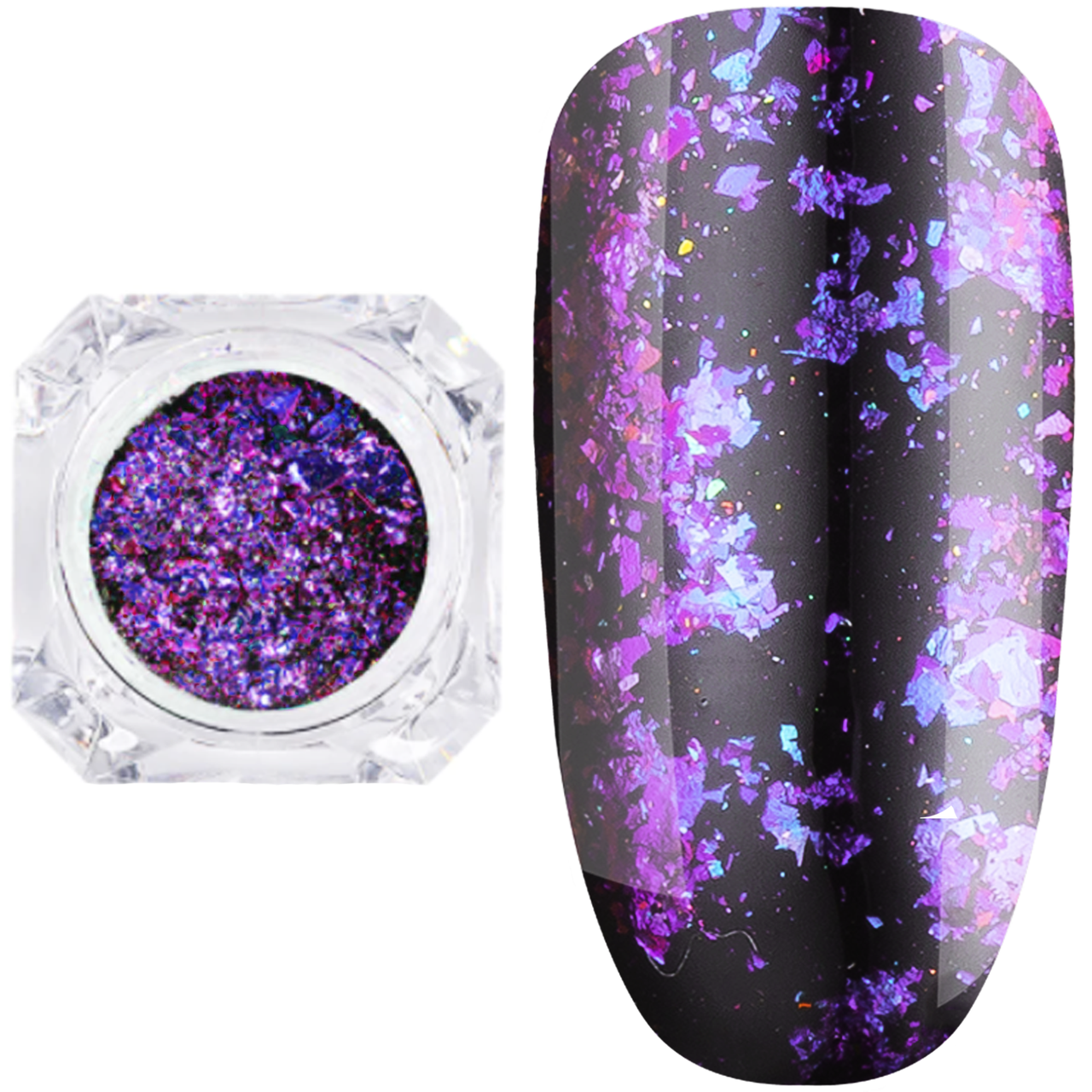 Дзеркальна втирка "Пластівці Юкі" Lilly Beaute, 0,2 г №11