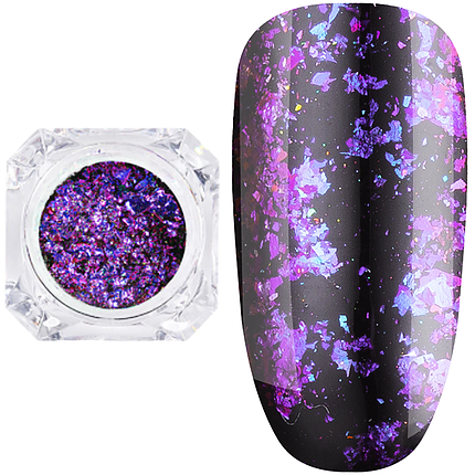 Дзеркальна втирка "Пластівці Юкі" Lilly Beaute, 0,2 г №11, фото 1