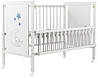 Ліжко Babyroom Ведмедик M-01 відкидний бік, колеса бук білий, фото 2