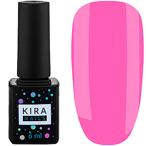 Гель-лак Kira Nails No173, 6 мл яскраво-рожевий