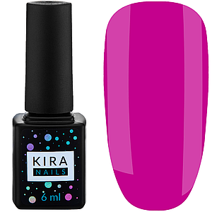 Гель-лак Kira Nails No174, 6 мл малиново-рожевий