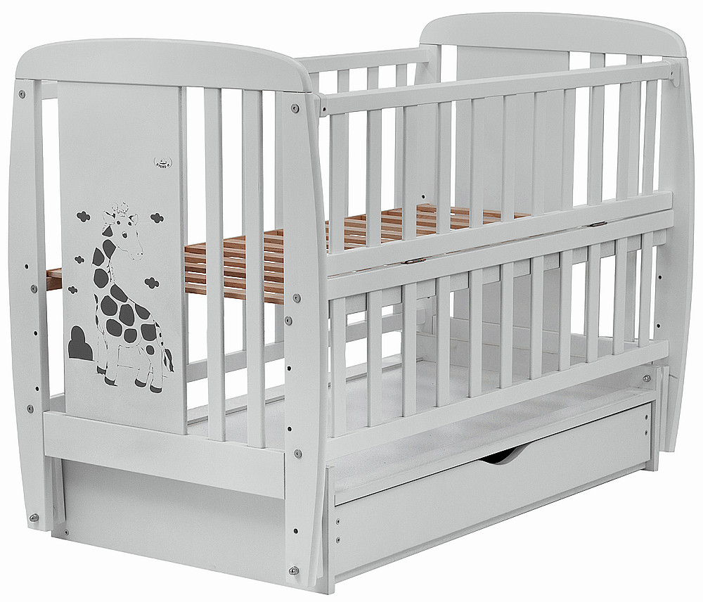 Ліжко Bair Жирафік JMY-3 маятник, ящик, відкидний бік бук сірий, фото 1