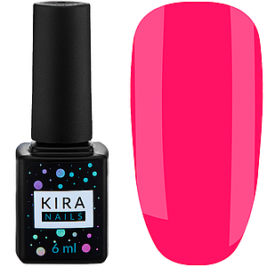 Гель-лак Kira Nails No176, 6 мл червоно-малиновий