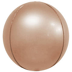 Сфера 22" КИТАЙ-КТ 80 Сатин рожеве золото