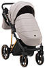 Коляска 2 в 1 Adamex Belissa Special Edidion (Gold) PS-608 капучіно - капучіно шкіра (перфорація), фото 8