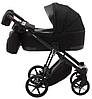 Коляска 2 в 1 Adamex Gallo Thermo GA-11 jet black, фото 4