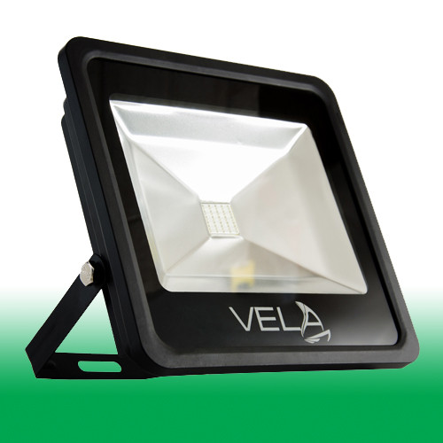 Уличный LED прожектор 50W зеленый IP65 фото