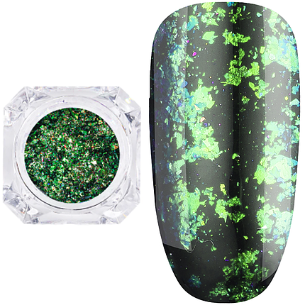 Дзеркальна втирка "Пластівці Юкі" Lilly Beaute, 0,2 г №7, фото 1