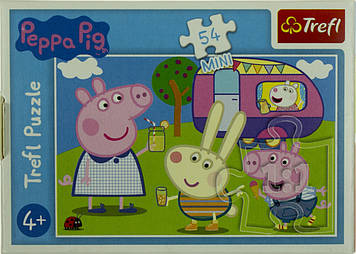 Пазли Trefl 54ел. Відпочиваємо разом.Свинка Пепа