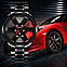 Часы мужские Comudir спортивные водонепроницаемые кварцевые с автомобильными дисками дизайн №1 Код 20-0003, фото 6