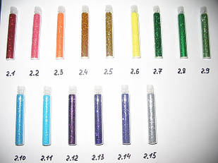 Дрібні блискітки для Біотату, 6 мл