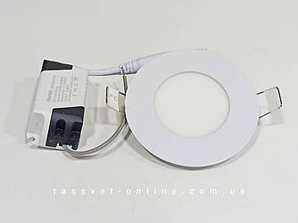 Світлодіодний світильник Feron AL510 3 W 180 Lm 4000 K (LED-панель) OL кругла