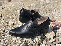Мужские туфли-казаки кожаные летние цвета разные B0014