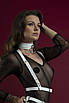 Портупея для жінок Feral Feelings Harness Top Біла для БДСМ Talla, фото 2