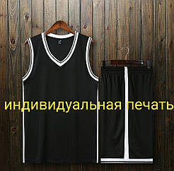 Баскетбольна чорна форма Бруклін Нетс Brooklyn Nets