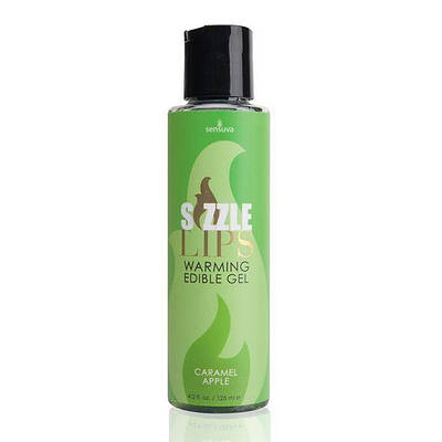 Зігріваючий масажний гель зі смаком карамельного яблука Sensuva 125 мл Talla