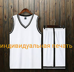 Баскетбольний біла форма Бруклін Нетс Brooklyn Nets