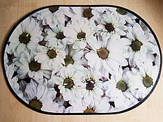 Пластик підставка з квітковим малюнком 28*40 пліт. основа