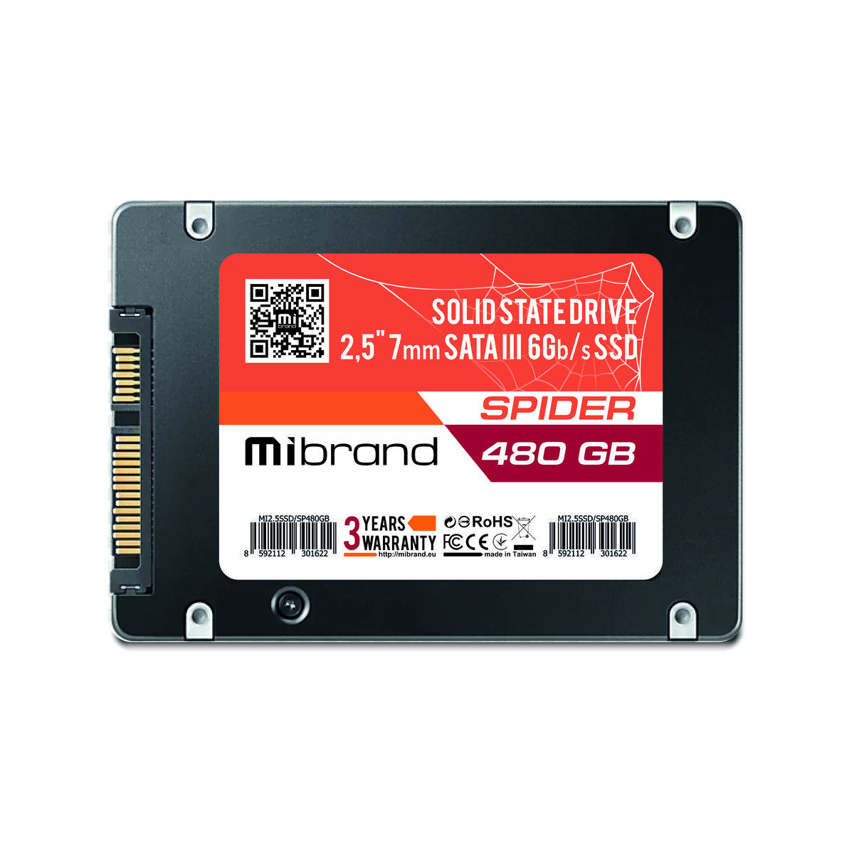Накопичувач SSD Mibrand 480GB 2.5" SATAIII