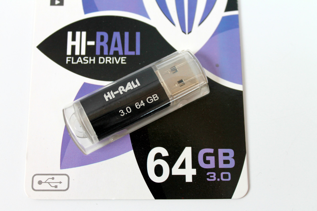 Флешка USB 3.0 Hi-Rali 64 GB спідньо-накопичувач