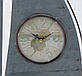 Настільний годинник Вітрильник метал сірий һ40см 1021685-1С, фото 4