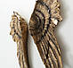 Настенный декор Крылья ангел комплект, W 6 см, L 22 см полистоун 2001147, фото 3