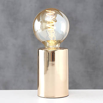 Настольная лампа ночник "Тесла" металл золото 12*8 см 2006259
