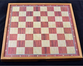 Ігровий набір 3 в 1 нарди і шахи та шашки (48х48 см) 509
