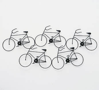 Настінна фігура Велосипеди W 76 см, L 2 см метал 2003165
