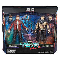 Фигурки Звездный Лорд и Эго "Стражи Галaктики 2" - Star-Lord&Ego, Guardians of the Galaxy2, Legends, Hasbro