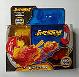 Дикі Скричери Машинки трансформери 1 Скричер 2 диски Cheetah Лев Гепард + запускатор, фото 5