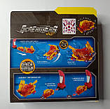 Дикі Скричери Машинки трансформери 1 Скричер 2 диски Cheetah Лев Гепард + запускатор, фото 3