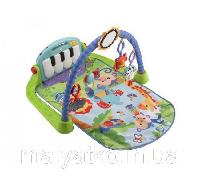 Fisher-Price розвиваючий килимок Kick and Play Piano Gym, зелений