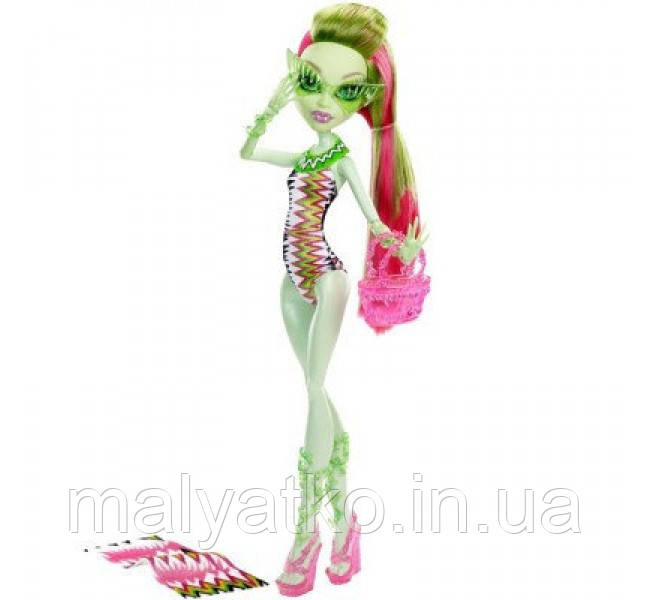 Лялька Венера Мухоловка, серія Пляжні ляльки Monster High Beach Beasties Venus McFlytrap