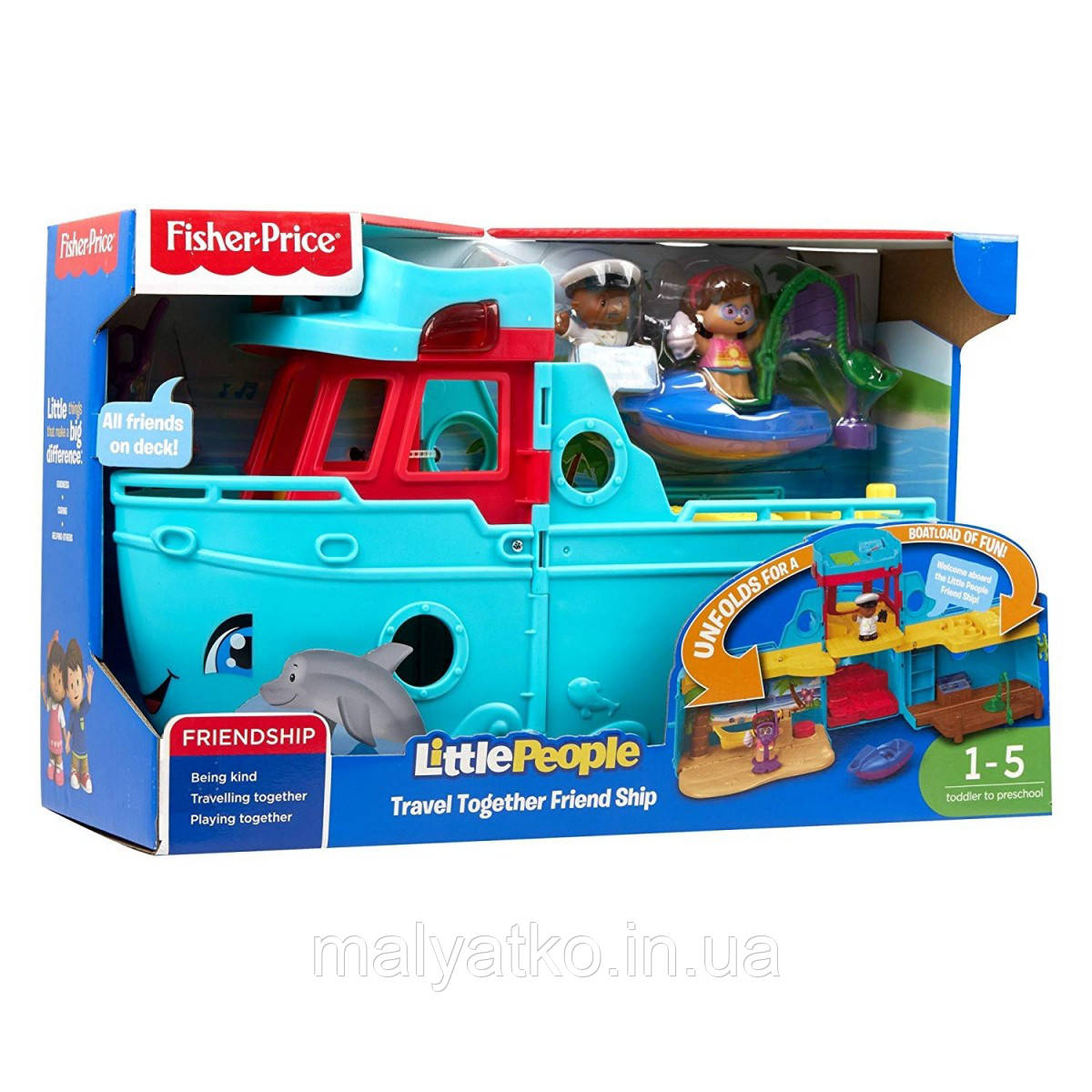 Fisher-Price Little People корабель Travel Together Friend Ship