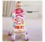 Fisher Price Ходунки коляска для ляльок Brilliant Basics Stroller Styled Stroll-Along, фото 2