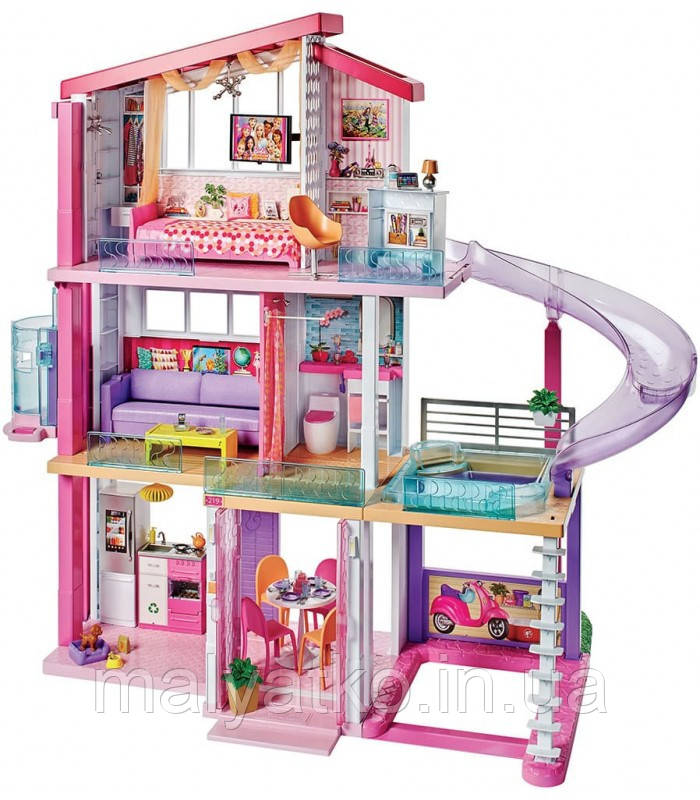 Барбі Будинок мрії з гіркою Barbie FHY73 Estate Dreamhouse