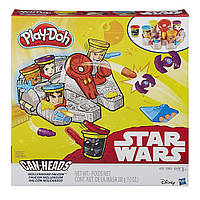 Великий Play-Doh Star Wars Millennium Falcon Can Heads Тисячолітній Сокіл