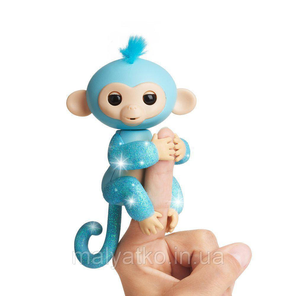 Блискуча ручна мавпочка Амелія WowWee Fingerlings Glitter Baby Monkey Amelia