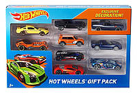 Hot wheels хот вілс набір з 9 базових машинок 9-Car Pack Gift
