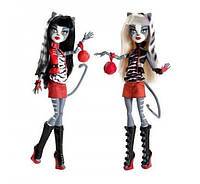 Набір ляльок Монстер Хай Мяулодия і Пурсефона базові Monster High Meowlody Purrsephone