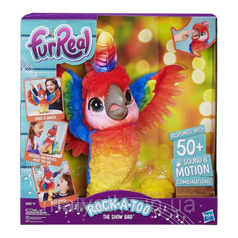 Інтерактивний Папуга FurReal Friends The Show Bird Rock-a-too Англ.мова