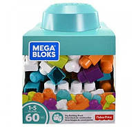 Mega Bloks Конструктор 60 кубиков Первые строители Imagination Block Buildable