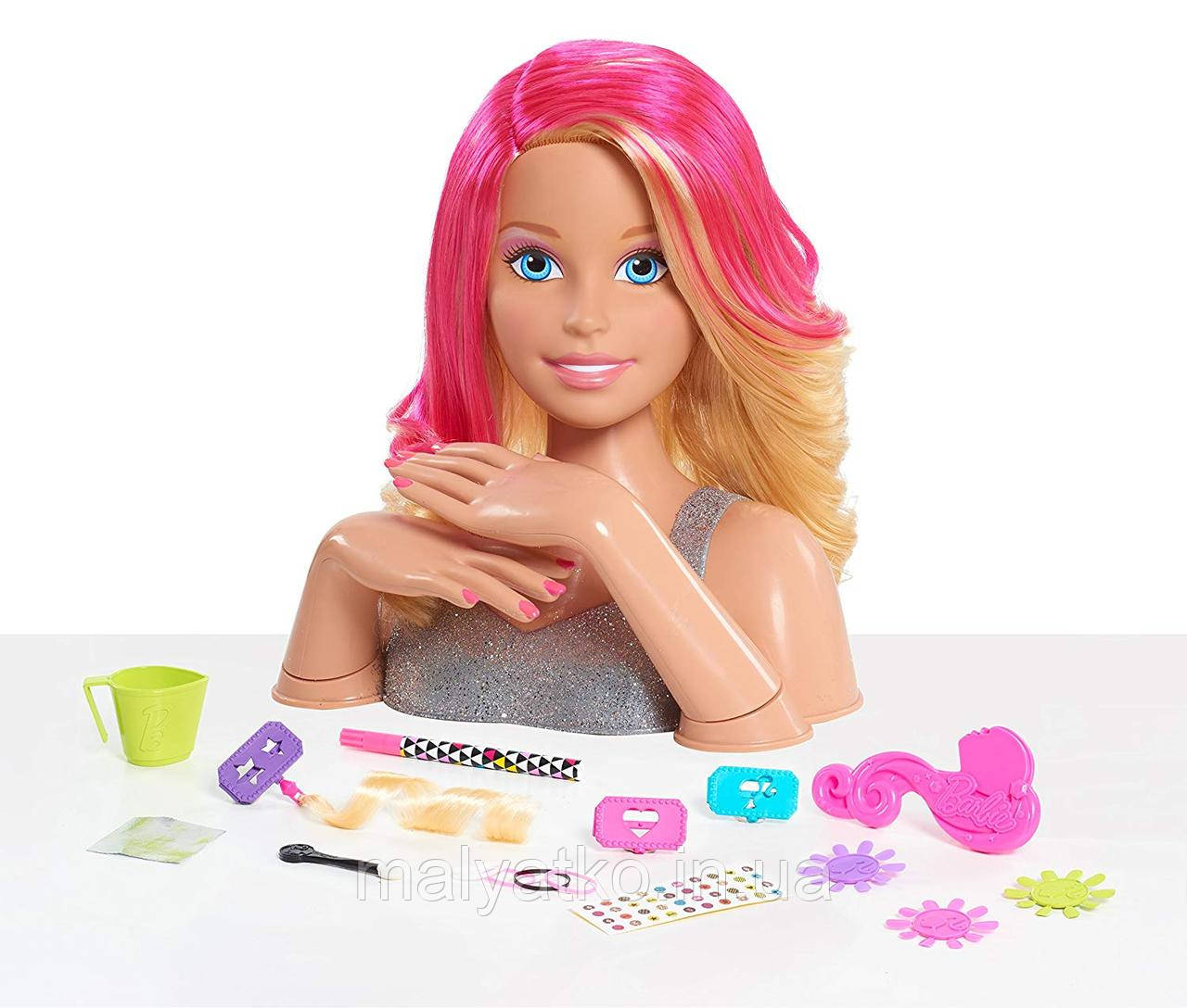 Барбі голова манекен - Barbie Flip and Reveal deluxe styling head