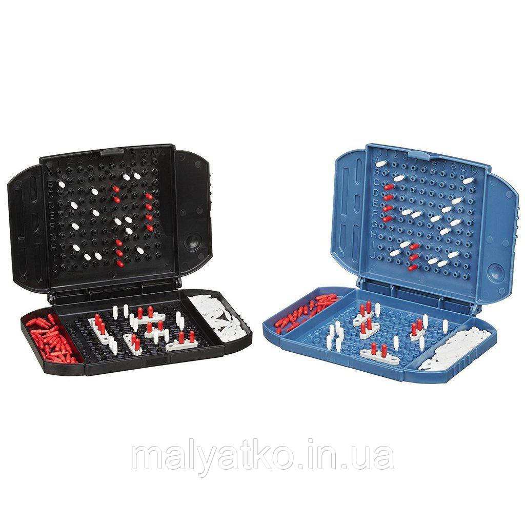 Hasbro Настільна гра Морський бій дорожня версія Battleship Grab and Go Game Travel Size