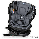 Автокрісло El Camino Evolution 360 ME 1045 Royal Dark Gray 1-2-3 (0-36кг), фото 8