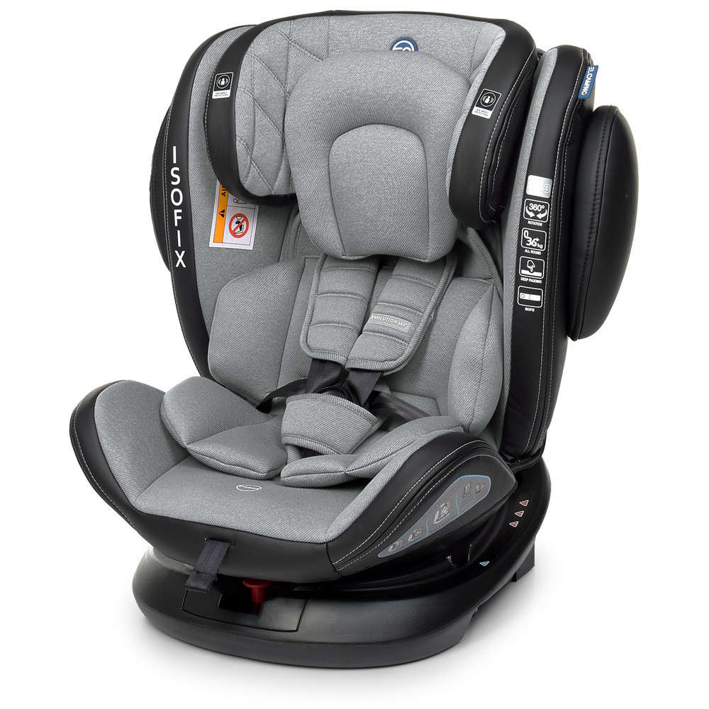 Автокрісло El Camino Evolution 360 ME 1045 Royal Gray 1-2-3 (0-36кг)