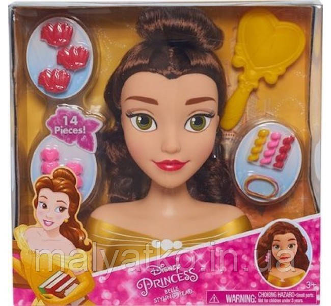 Манекен для зачісок Дісней принцеса Белль Disney Princess Belle Styling Head