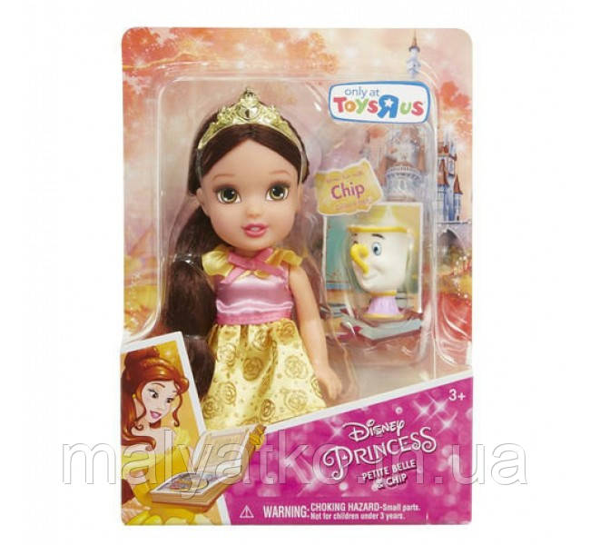 Лялька маля Белль Disney Princess Petite Toddler Doll - Belle and Chip